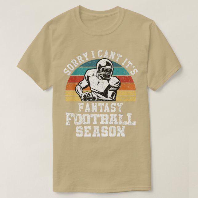 Funny Football Sorry, dass ich es nicht kann Fanta T-Shirt (Design vorne)