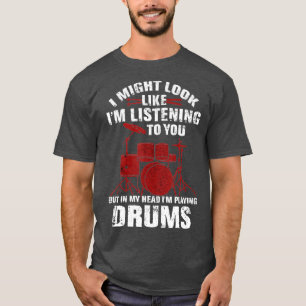 Funny  for Drummers Drum Fans Band Members  (2) T-Shirt