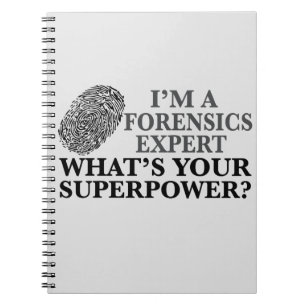 Funny Forensics Expert Notizblock
