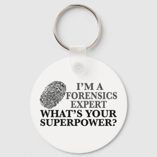 Funny Forensics Expert Schlüsselanhänger