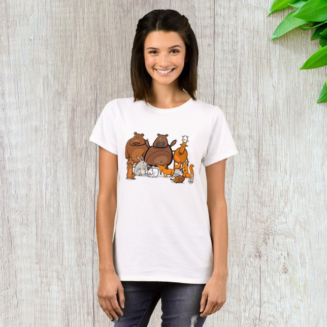 Funny Forest Animals T-Shirt (Von Creator hochgeladen)