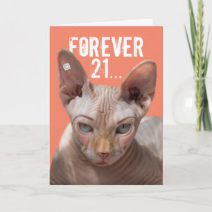 Funny Forever 21 mit 100 Jahren Erfahrung Karte
