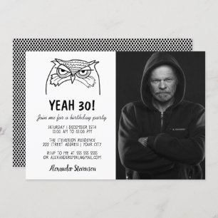 Funny Foto 30. Geburtstag Einladung
