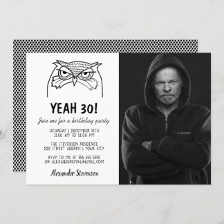 Funny Foto 30. Geburtstag Einladung