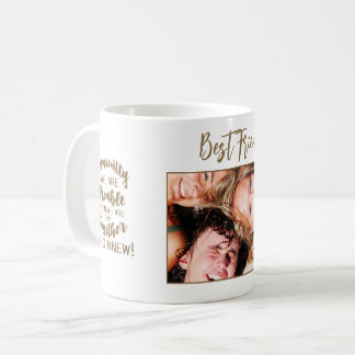 Funny Foto Best Friends Personalisierte Kaffee Tas Kaffeetasse