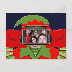 Funny Foto Christmas Feiertagspostkarte