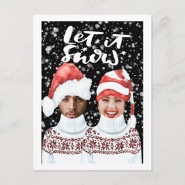 Funny Foto Personalisiert Weihnachten Let It Snow