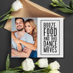 Funny Foto Wedding Save the Date Ankündigungspostkarte