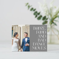 Funny Foto Wedding Vielen Dank Postcard