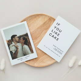 Funny Foto, wenn Sie möchten Kuchen Gerettet diese Save The Date