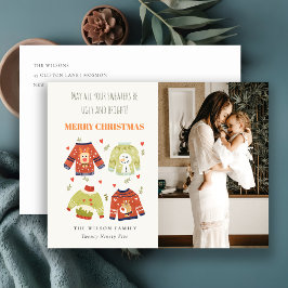 Funny Foto Winter Weihnachten Hört Ugly Sweater