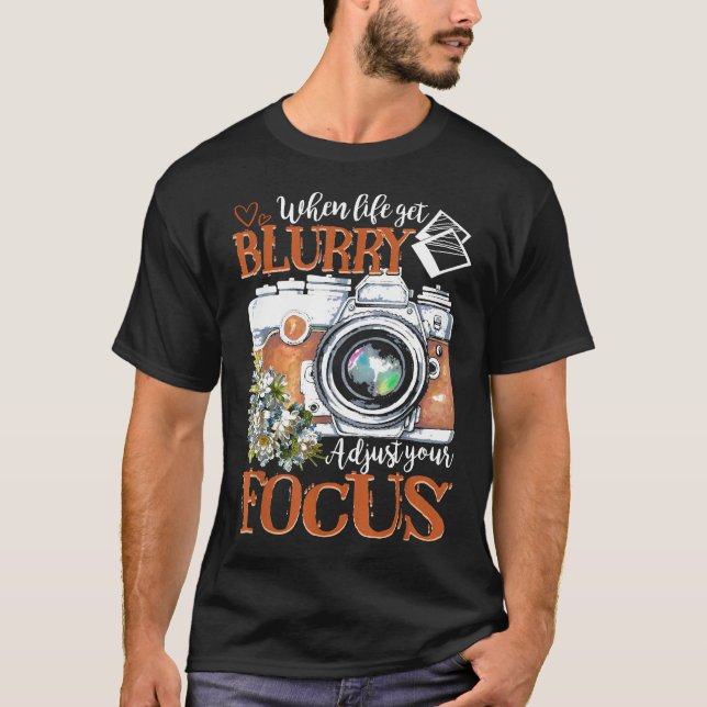 Funny Fotograf Gift T-Shirt Camera Fotografie (Vorderseite)