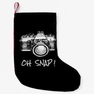 Funny Fotograf Oh Snap Geschenkpullover Kleiner Weihnachtsstrumpf