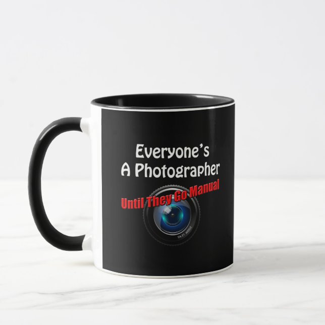 Funny Fotografy - Fotograf Go Manual Quote Tasse (Links)