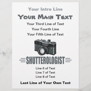 Funny Fotografy SHUTTEROLOGIST Fotograf Flyer