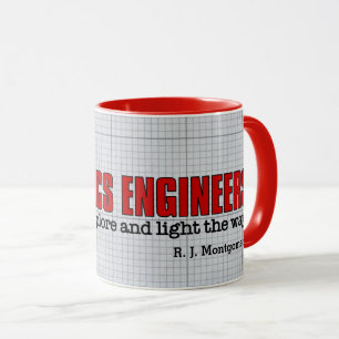Funny Fotonics Engineers Leuchtt den Weg mit Namen Tasse