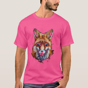 Funny Fox Animal Lover Graphic Art Niedlich Foxes T-Shirt