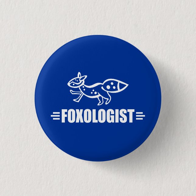 Funny Fox Button (Vorderseite)