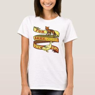 Funny Fox Enck Animal Puff T-Shirt