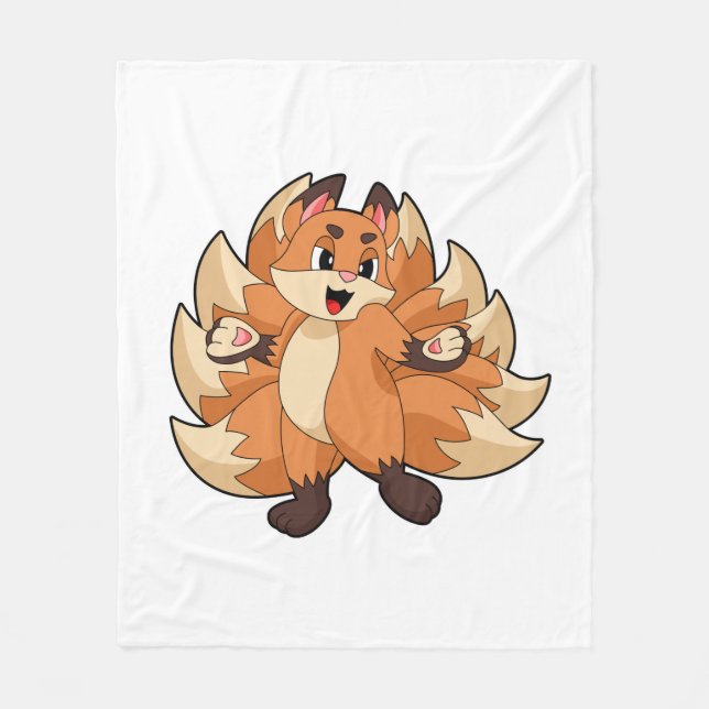 Funny Fox Fleecedecke (Vorderseite)