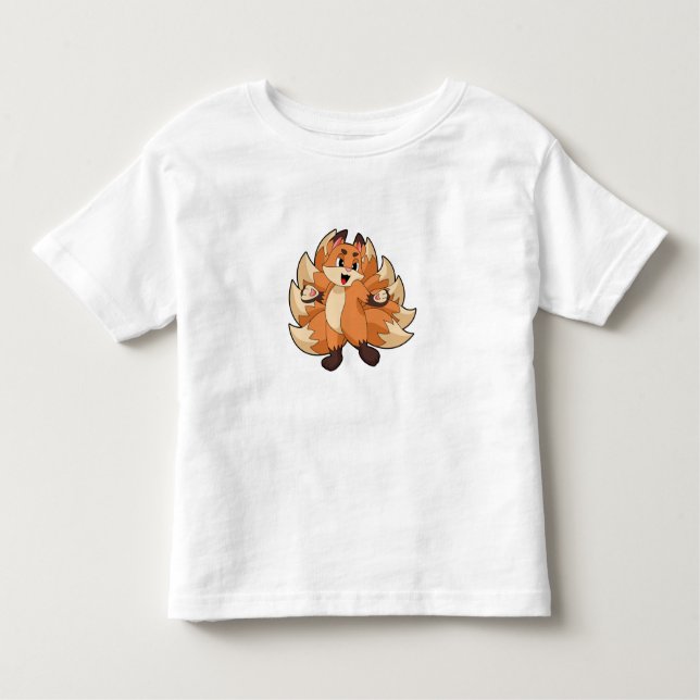 Funny Fox Kleinkind T-shirt (Vorderseite)