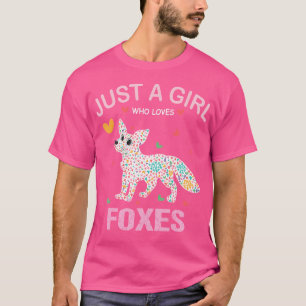 Funny Fox Lover Nur ein Mädchen, das Füchse Lieben T-Shirt