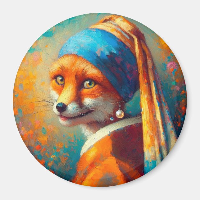 Funny Fox Magnet (Vorne)