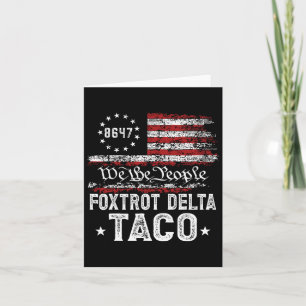 Funny Foxtrot Delta Karte
