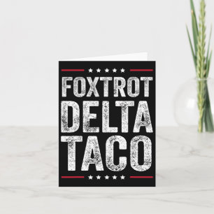 Funny Foxtrot Karte