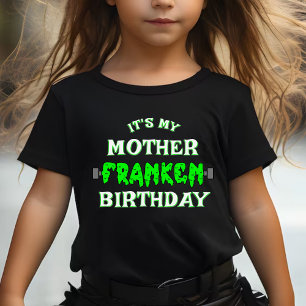 Funny Frankenstein ist mein Geburtstagshaus Baby T-shirt