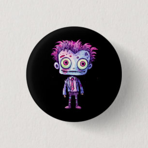 Funny Frankenstein Monster Halloween Spaß Button