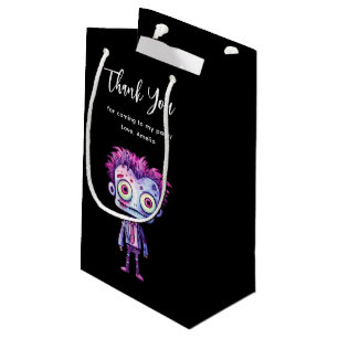 Funny Frankenstein Monster Halloween Spaß Danke Kleine Geschenktüte