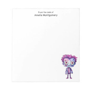 Funny Frankenstein Monster Halloween Spaß Notizblock