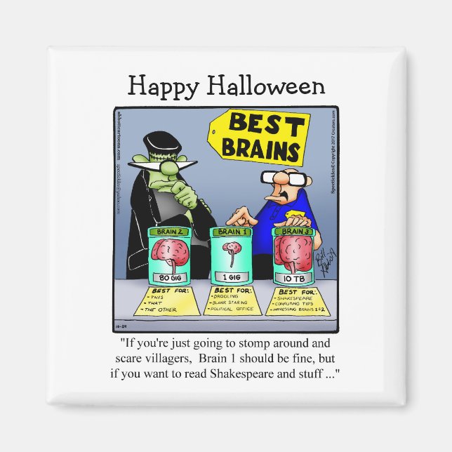Funny Frankenstein Monster Humor Magnet (Vorne)