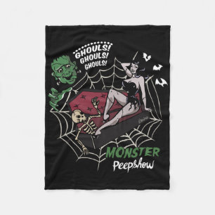 Funny Frankenstein Monster liebt Monster Bunniesh Fleecedecke
