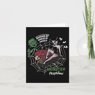 Funny Frankenstein Monster liebt Monster Bunniesh Karte