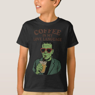 Funny Frankenstein Monster Lover Coffee ist meine T-Shirt