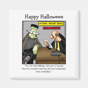 Funny Frankenstein Monster Spaß Magnet