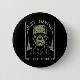 Funny Frankenstein Monster versucht es einfach Beh Button