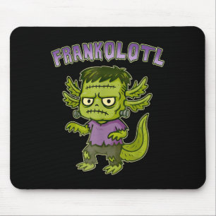 Funny Frankolotl Axolotl Halloween Costume Boys Gi Mousepad