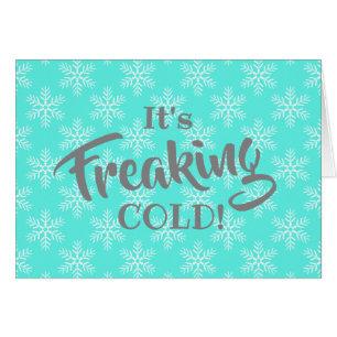 Funny Freaking Cold Frohe Weihnachten
