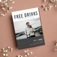 Funny Free Drinks Foto Moderne Hochzeiten