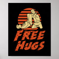 Funny Free Hugs - Brasilianisch Jiu-Jitsu, BJJ Gif