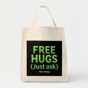 Funny Free Hugs Frag Family Sarcastic & Fun Tragetasche