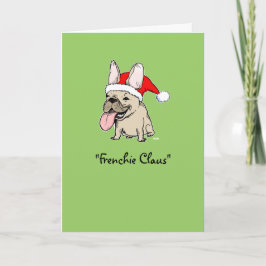 Funny French Bulldog Christmas Niedlich Frenchie S Feiertagskarte
