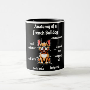 Funny French Bulldog Dog Tasse