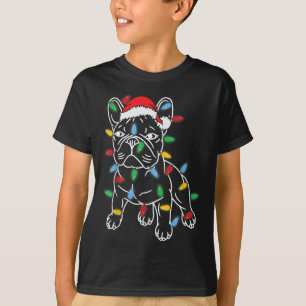 Funny French Bulldog Dog Weihnachten Weihnachten W T-Shirt