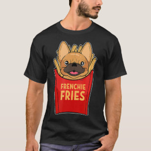 Funny French Bulldog French Fries Kids Frenchie Fr T-Shirt