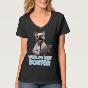 Funny French Bulldog Liebe Dog Mama Wellds Bestes T-Shirt