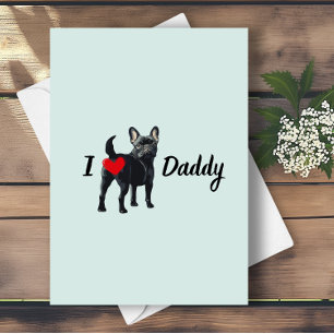 Funny French Bulldog vom Hintern des Hundes - Tag Dankeskarte